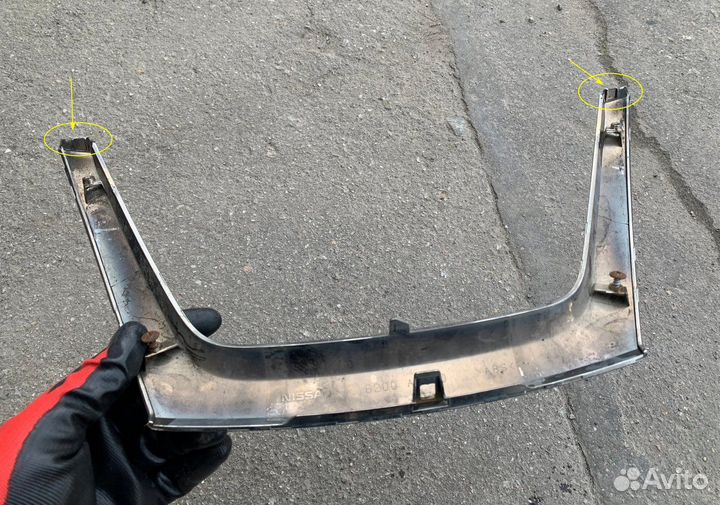 Хром решетки радиатора Juke F15