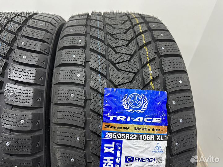 Tri Ace Snow White II Stud 285/35 R22 и 315/30 R22 107H