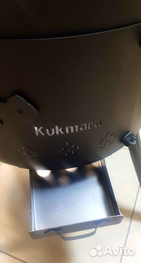 Печь для казана 10-12 л. с трубой, kukmara