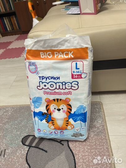 Подгузники трусики Joinies L Big Pack