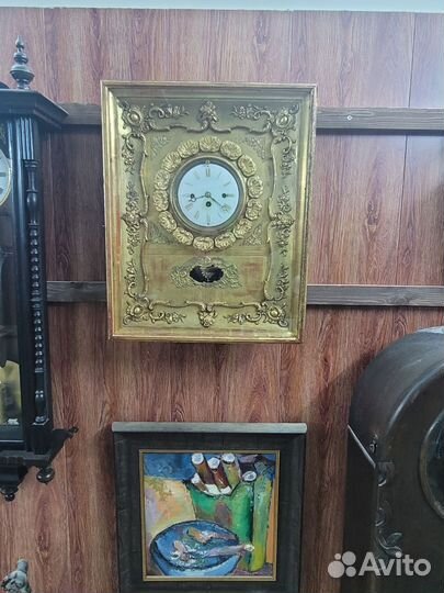Французские,настенные часы,19 в