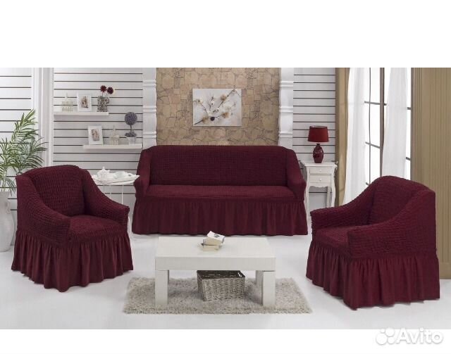 Набор чехол для дивана и кресел Burumcuk Bulsan