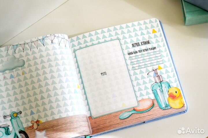 Фотоальбом ручной работы для мальчика