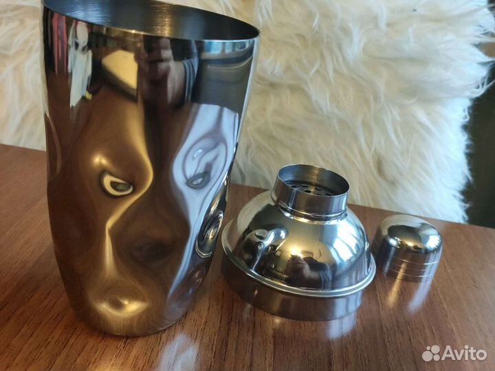 Шейкер для напитков металлический