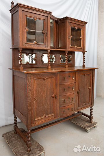 Буфет с витриной антиквариат