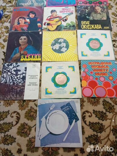 Виниловые пластинки 16 штук