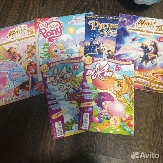 Журналы для девочек Pixie, Ранетки, Shopkins