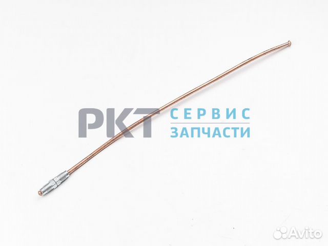 Трубка тормозная медная 38см от переднего тройника