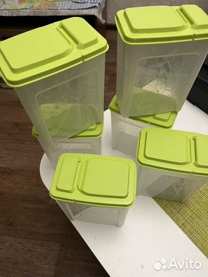 Контейнер пластиковый для сыпучих 6шт