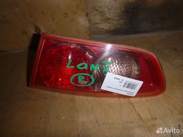 Фонарь задний внутренний правый mitsubishi lancer