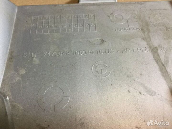 Накладка переднего бампера Bmw X6 E71 2008-2014