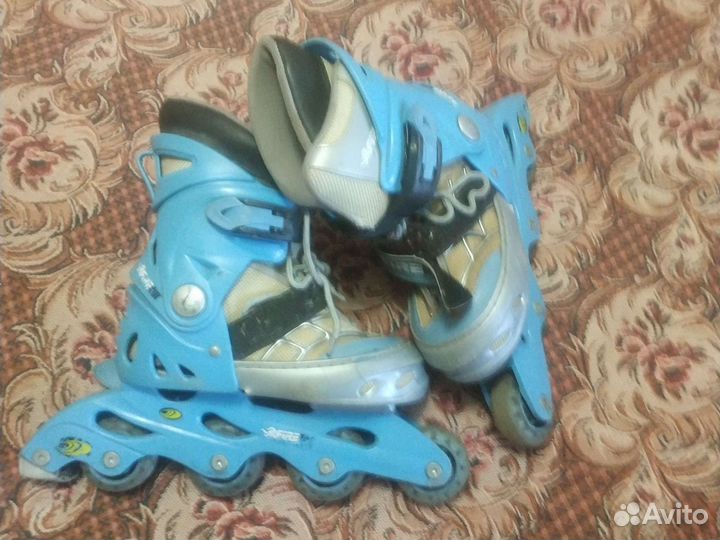Роликовые коньки детские раздвижные