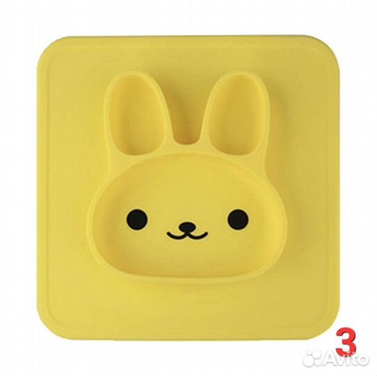 Тарелка силиконовая детская