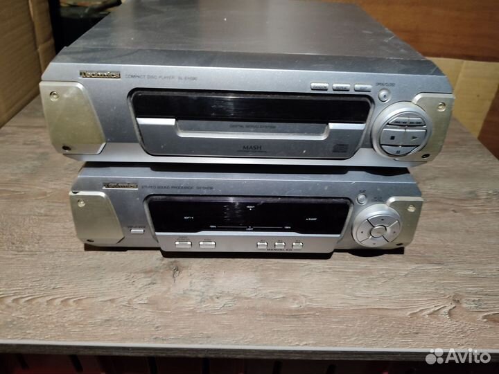 Блочный музыкальный центр Technics два блока