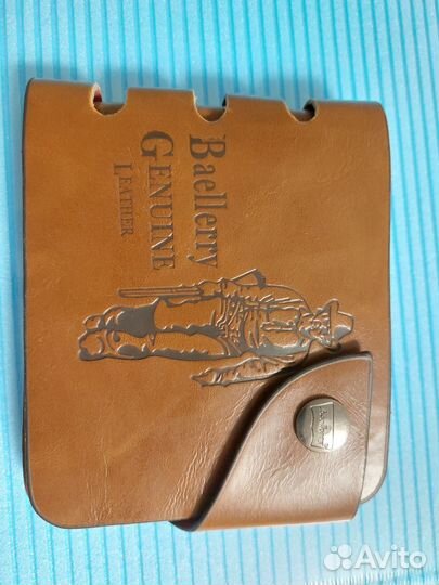 Кожанный кошелек. Ковбой