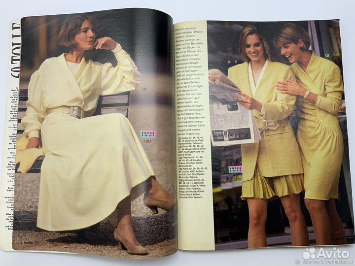 Журнал Burda Moden 10/1992 (октябрь) на немецком