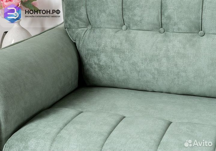 Диван тик-так Дорис светло-зеленый