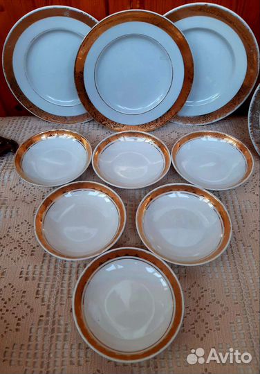 Тарелки десертные,креманки Лфз 