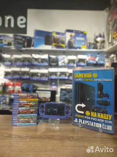 PS Vita + силиконовый чехол +наушники Monster Beat