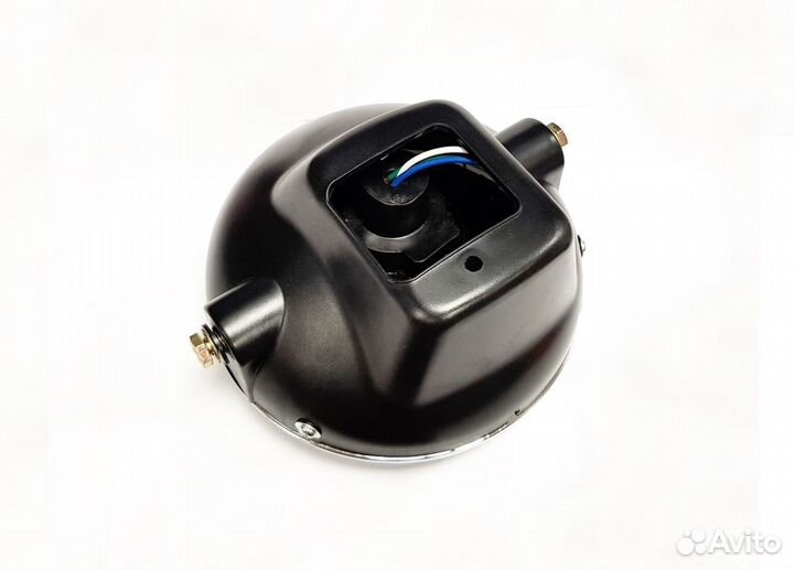 Фара Yamaha YBR125 в сборе с поворотниками (круг)