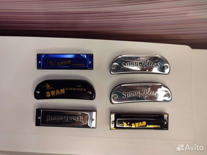 Губные гармошки в ассортименте