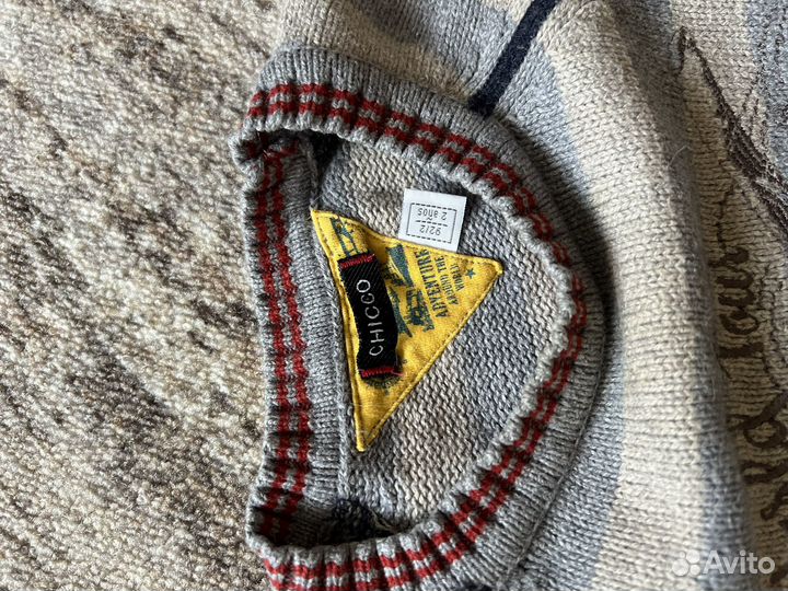 Комбенизон вельветовый и джемпер (свитер)