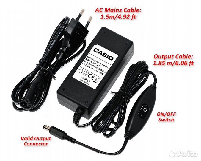 Редкий бп Casio AD-12