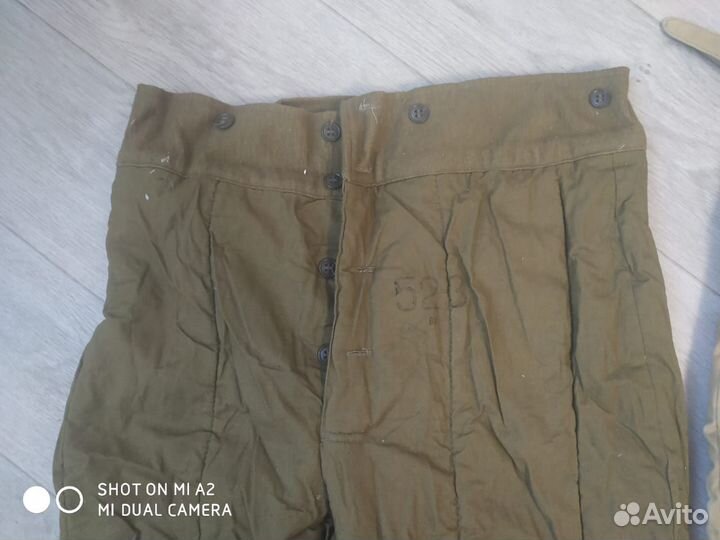 Брюки ватные