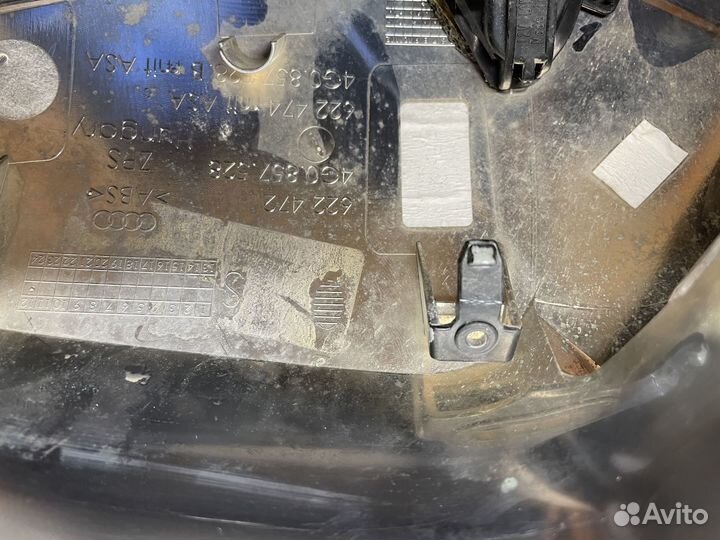 Накладки на зеркала алюминиевые Audi A6 C7 4G