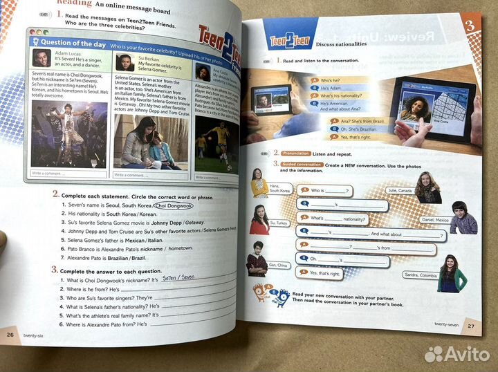 Teen2Teen 1, 2, 3, 4 учебник английский новый