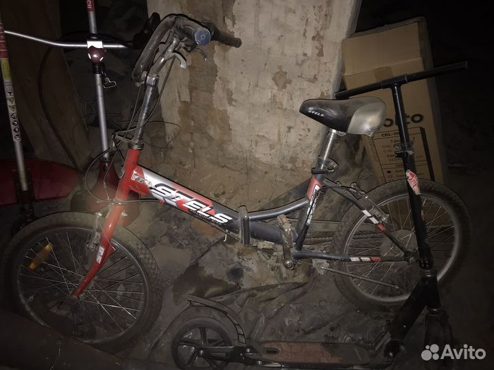 Велосипед stels складной
