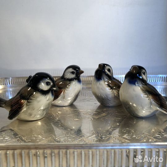 Четыре маленьких воробушка гебель