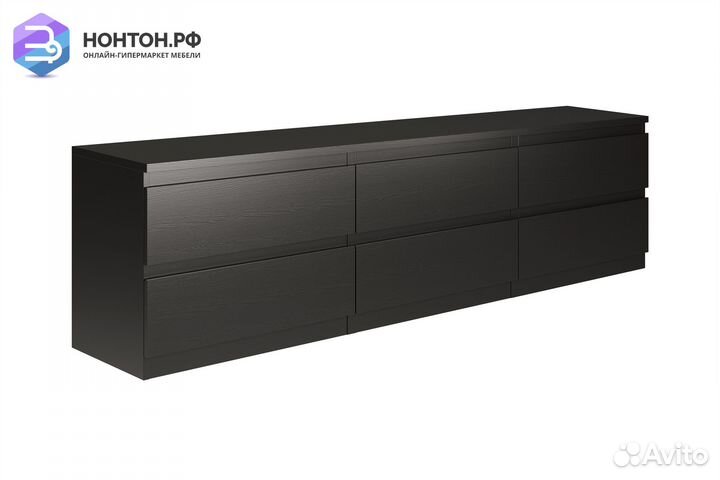 Тумба Кастор 6 ящиков венге