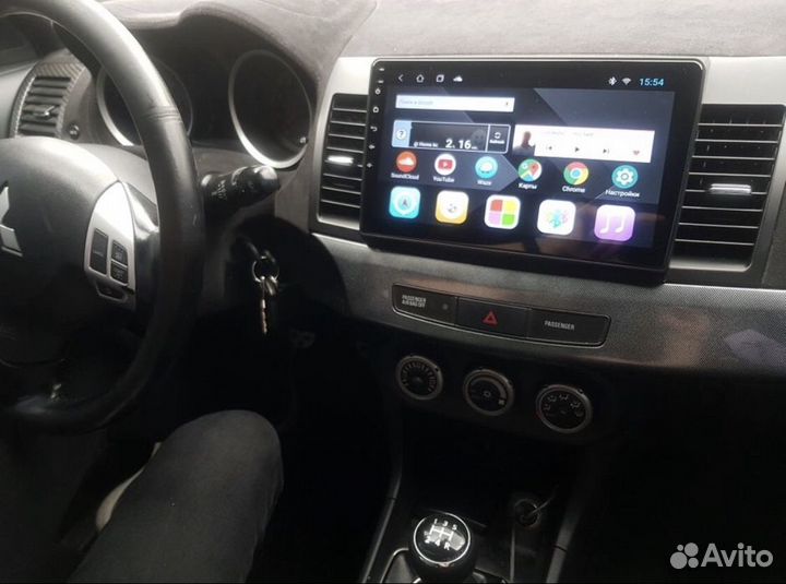 Магнитола Митсубиси Лансер 10 андроид новая