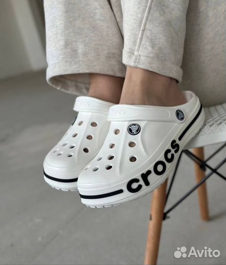 Crocs кроксы белые