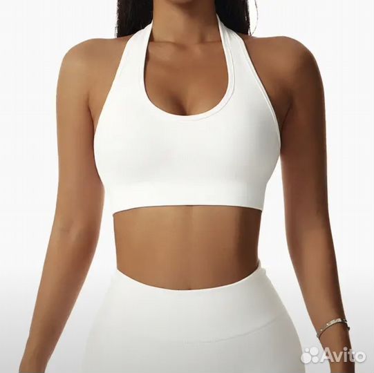 Костюм для фитнеса белый