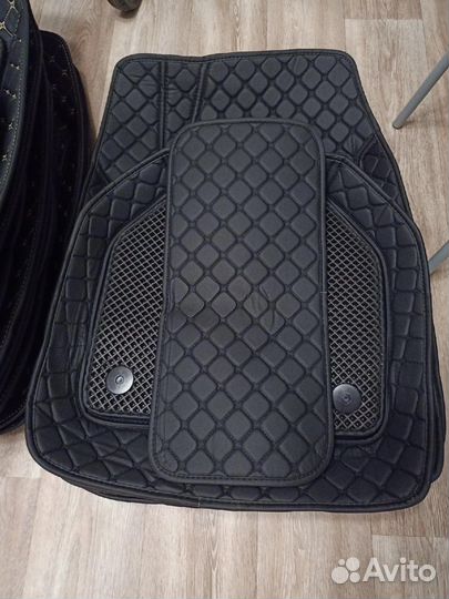 Коврика 3d из экокожи с бортами Эва