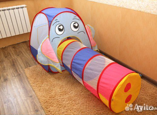 Игровой домик-палатка с тоннелем