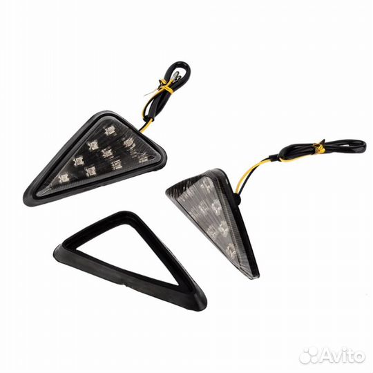 Поворотники универсальные светодиодные (дым)