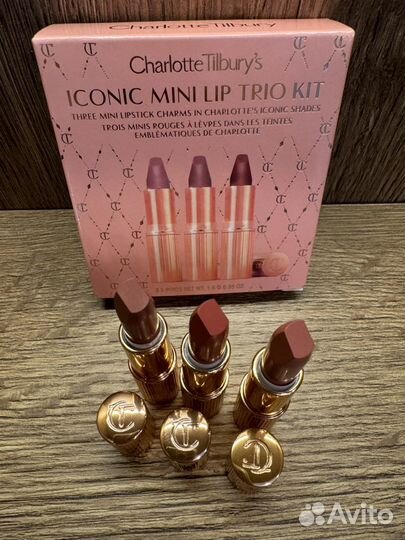 Помада Charlotte Tilbury набор iconic mini trio