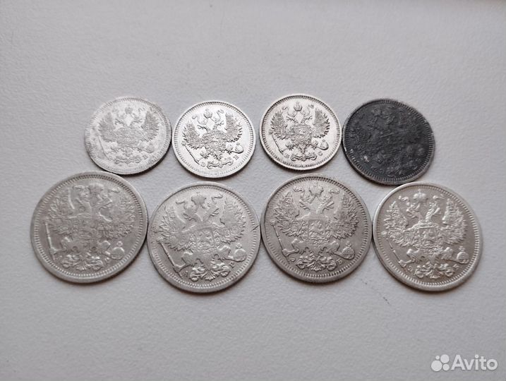 Серебряные монеты царские и ранние советы