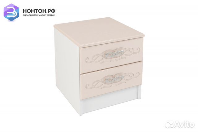 Тумба прикроватная Венеция жемчуг