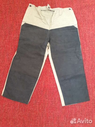 Сварочные штаны, брезент со спилком. Новые. Р56-58