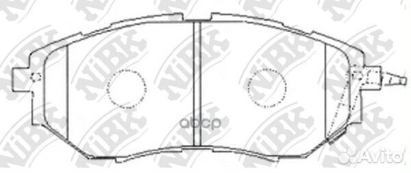 Колод. торм. диск. NiBK PN7499 PN7499 NiBK