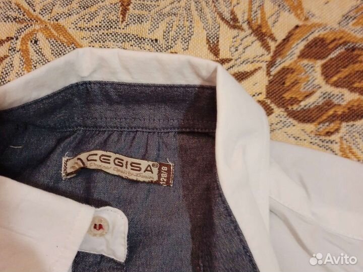 Рубашка и джинсы 7-8 лет