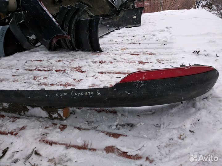 Юбка заднего бампера Kia Sorento 3