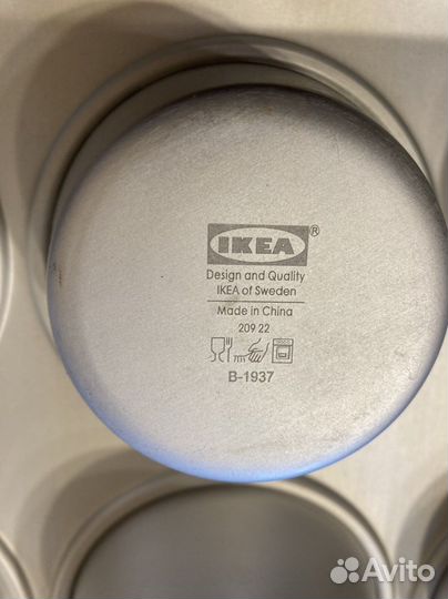 Форма на 12 кексиков Икеа