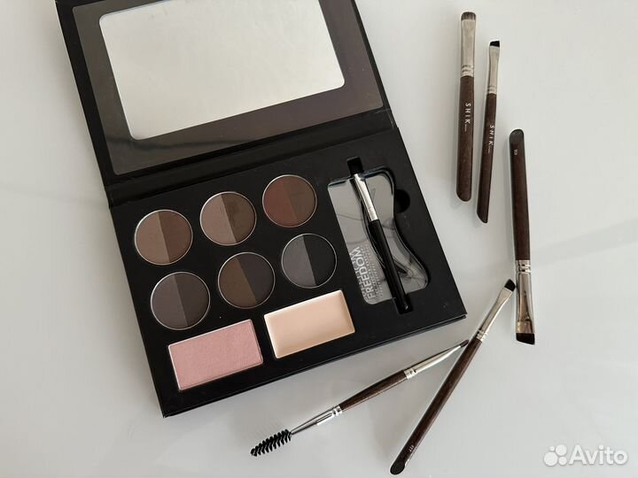 Тени для бровей freedom pro hd палетка для бровей