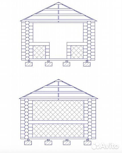 Беседка из дерева