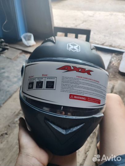 Мотоциклетный шлем новый